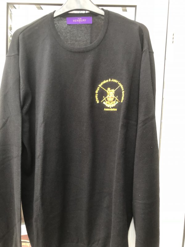 Association Crew Neck Jumper Black Large 43"