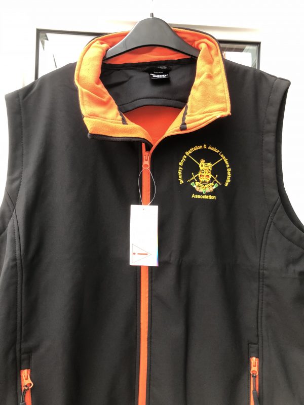 Association Gilet Black/Orange L 43"